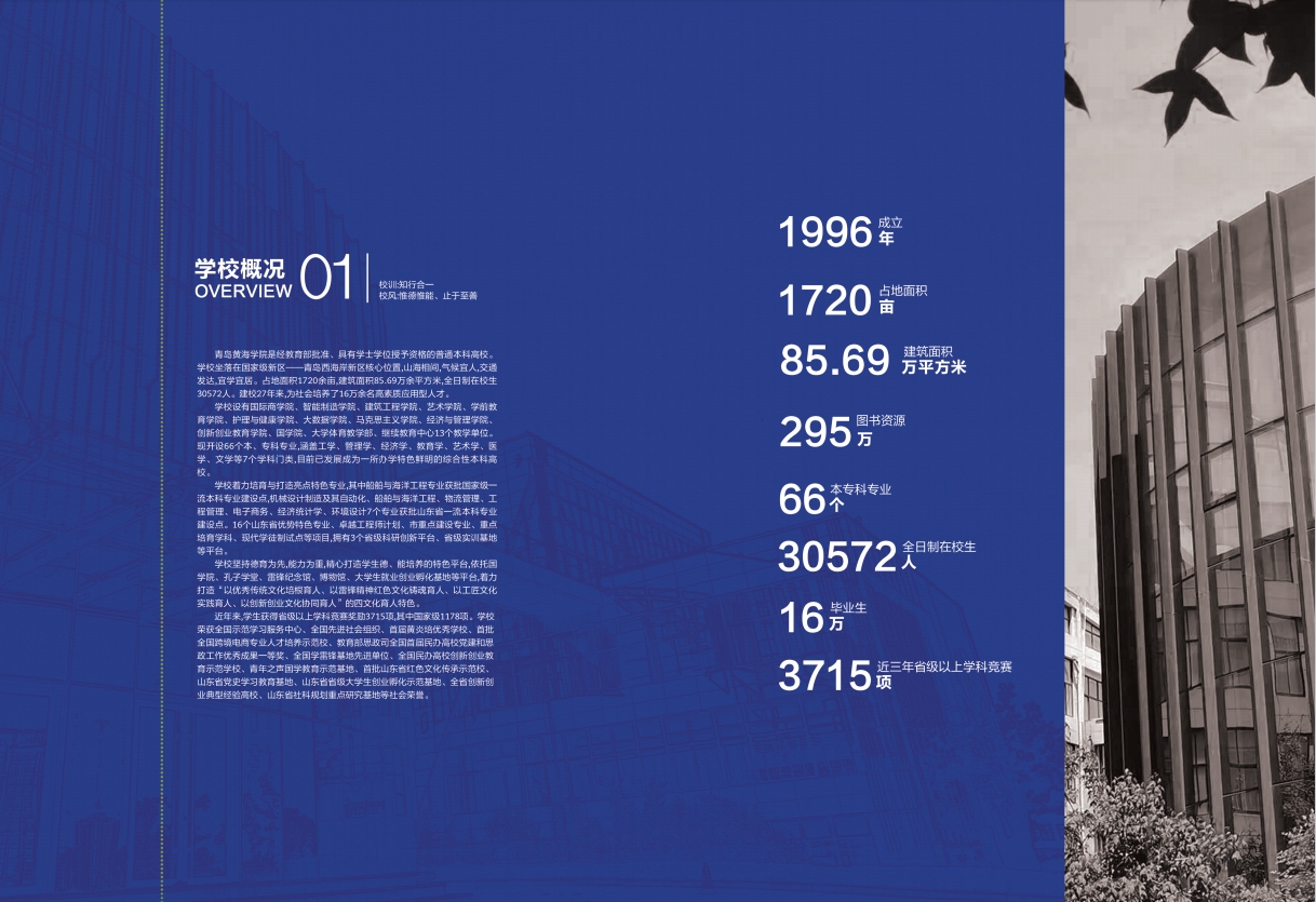 2023年青岛黄海学院宣传册