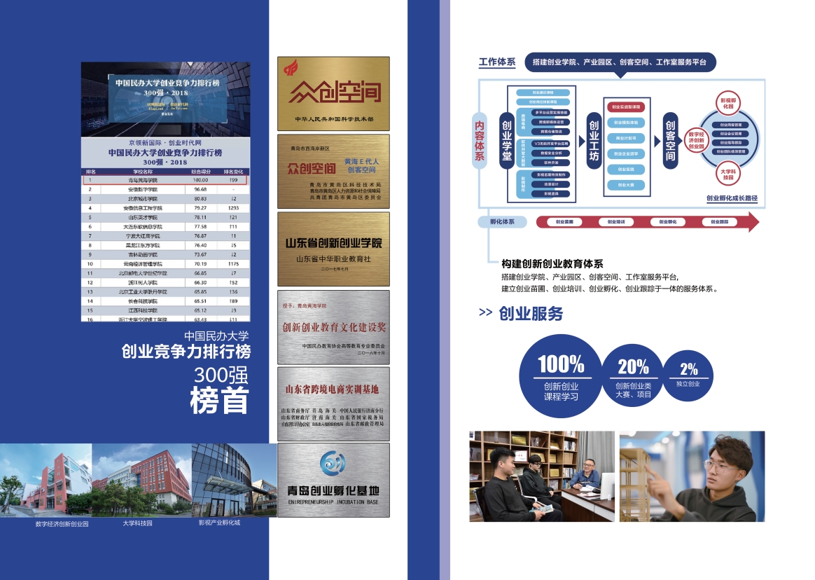 2023年青岛黄海学院宣传册